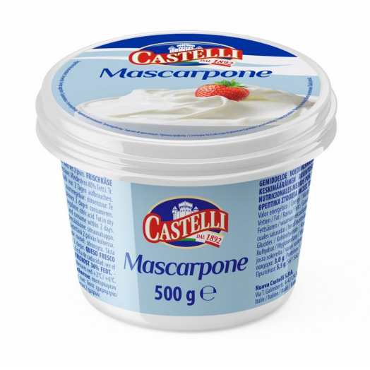 Сир Маскарпоне 36% 500г TM Castelli